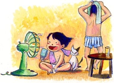 教你如何给电风扇加油