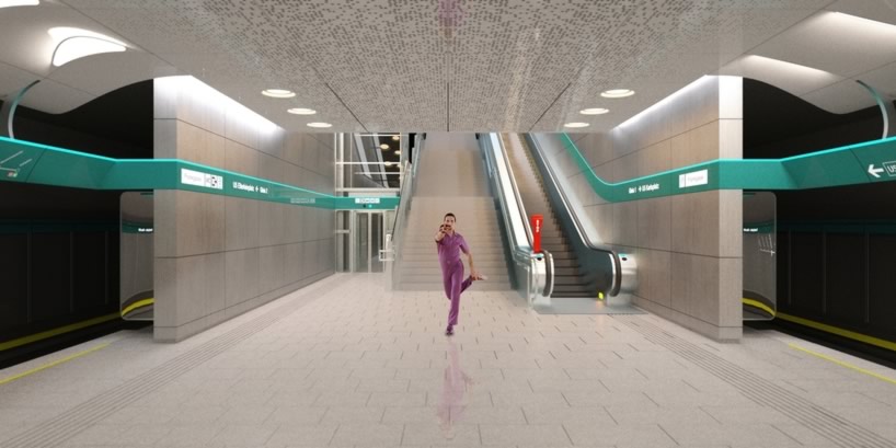 维也纳u5地铁站设计 充满人性关怀