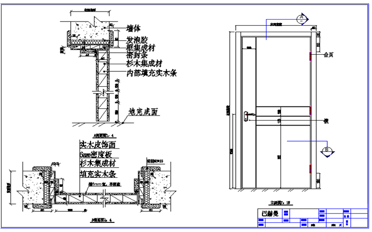巴赫曼木门纯正德国工艺品质保证     巴赫曼木门产品工艺结构-门芯