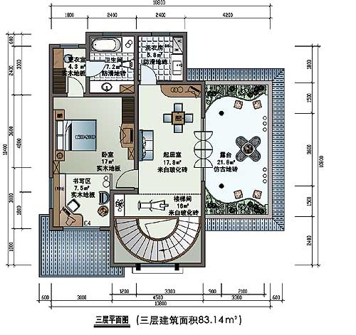 小别墅装修设计 小别墅平面图