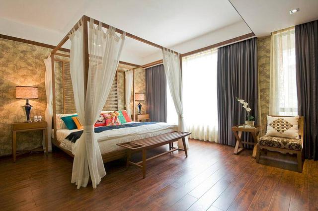 200平东南亚风格装修效果图清新朴实的生活住宅