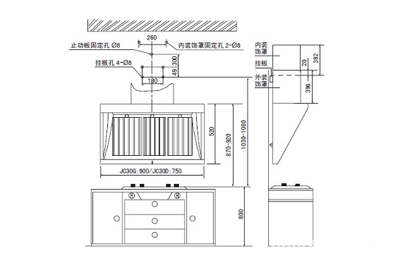 抽油烟机的常见尺寸及如何选择尺寸
