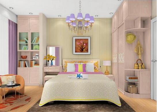 十六平米卧室装修设计效果图案例
