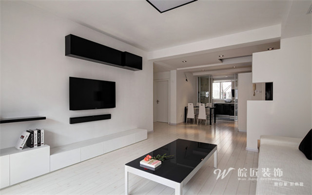 金葡萄花园100平现代风格装修案例-装修保障网