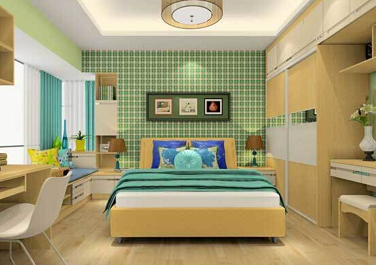 【太原格调宜居装饰】16平方米卧室装修设计效果图案例