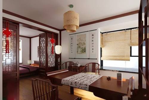 9款中式书房装修效果图 风雅墨香中国风