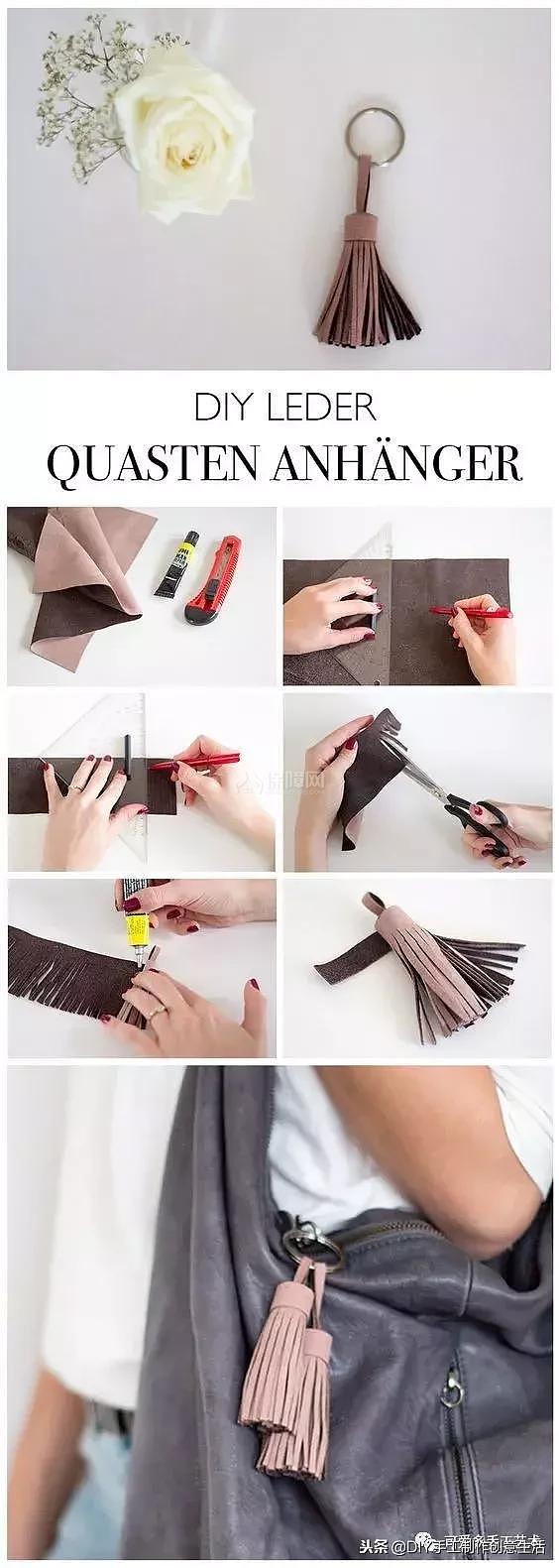 家居DIY：舊皮包做家居掛飾品