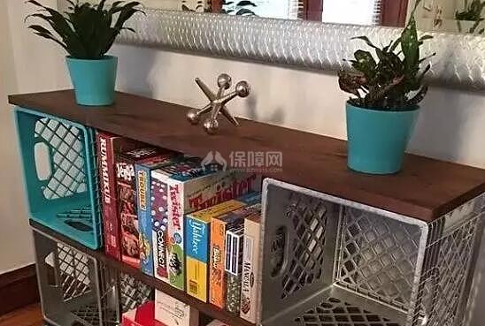 塑料筐舊物改造 你隨手丟的東西竟有如此大用處
