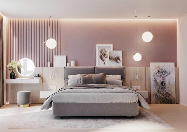 粉色系卧室设计,甜美的温馨空间