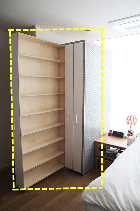 臥室床頭打造柜子怎么做 抽拉式設計使用更加方便