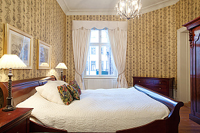 北欧风卧室窗帘图片