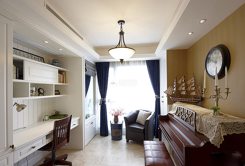 154平美式公寓 四室户精致美学 美式风格,公寓装