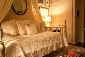 90平米时尚欧式风格两居室卧室装修效果图