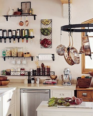 实用型小厨房设计 美味生活的起点 富裕型装修,简约