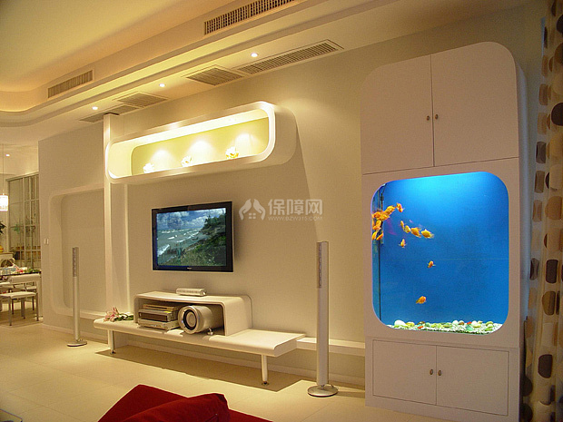 经典电视背景墙设计 打造客厅新亮点 130平米装修