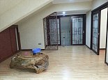 天鹅湾140方顶楼假复式中式风格装修