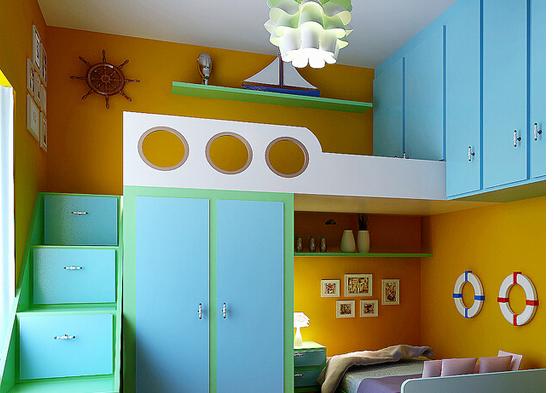 设计,今天小编给大家推荐15平米缎∶婊儿童房装修小户型儿童房间布置