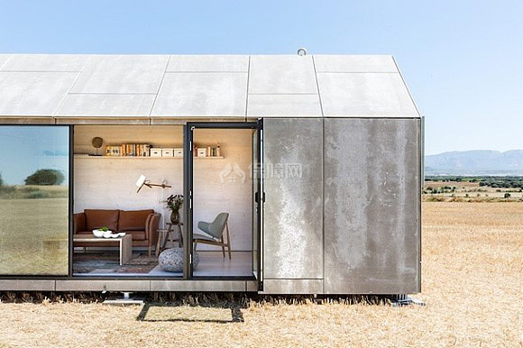 可移动的水泥小屋 创意理想住宅!
