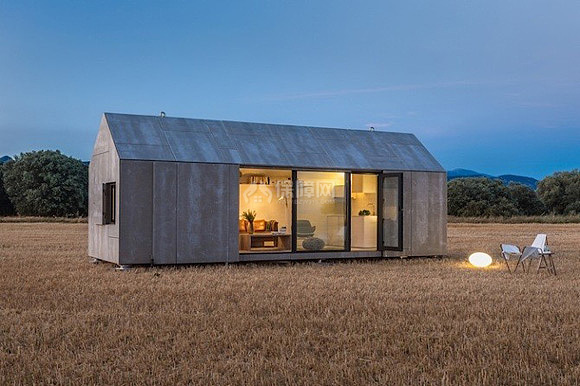 可移动的水泥小屋 创意理想住宅!