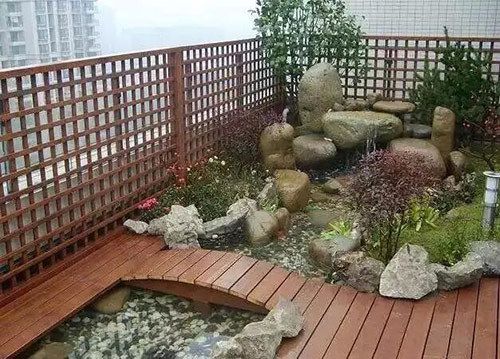 城里人的天阳台装修改造:阳台微花园
