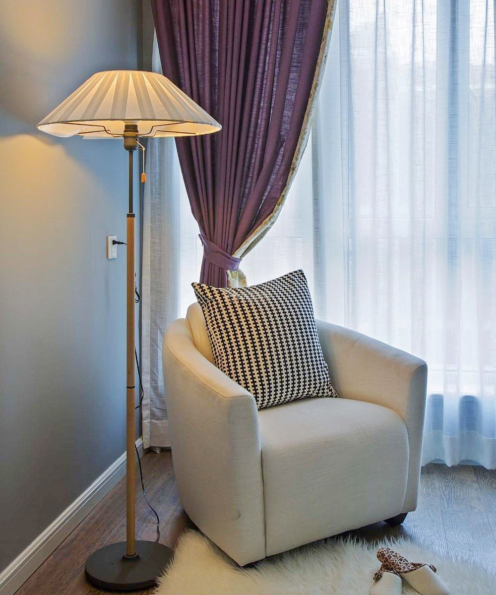 110平美式三居室卧室简易沙发图片赏析