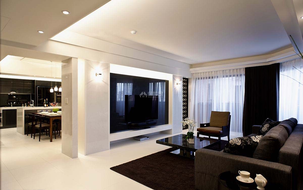 现代风格设计客厅效果图案例