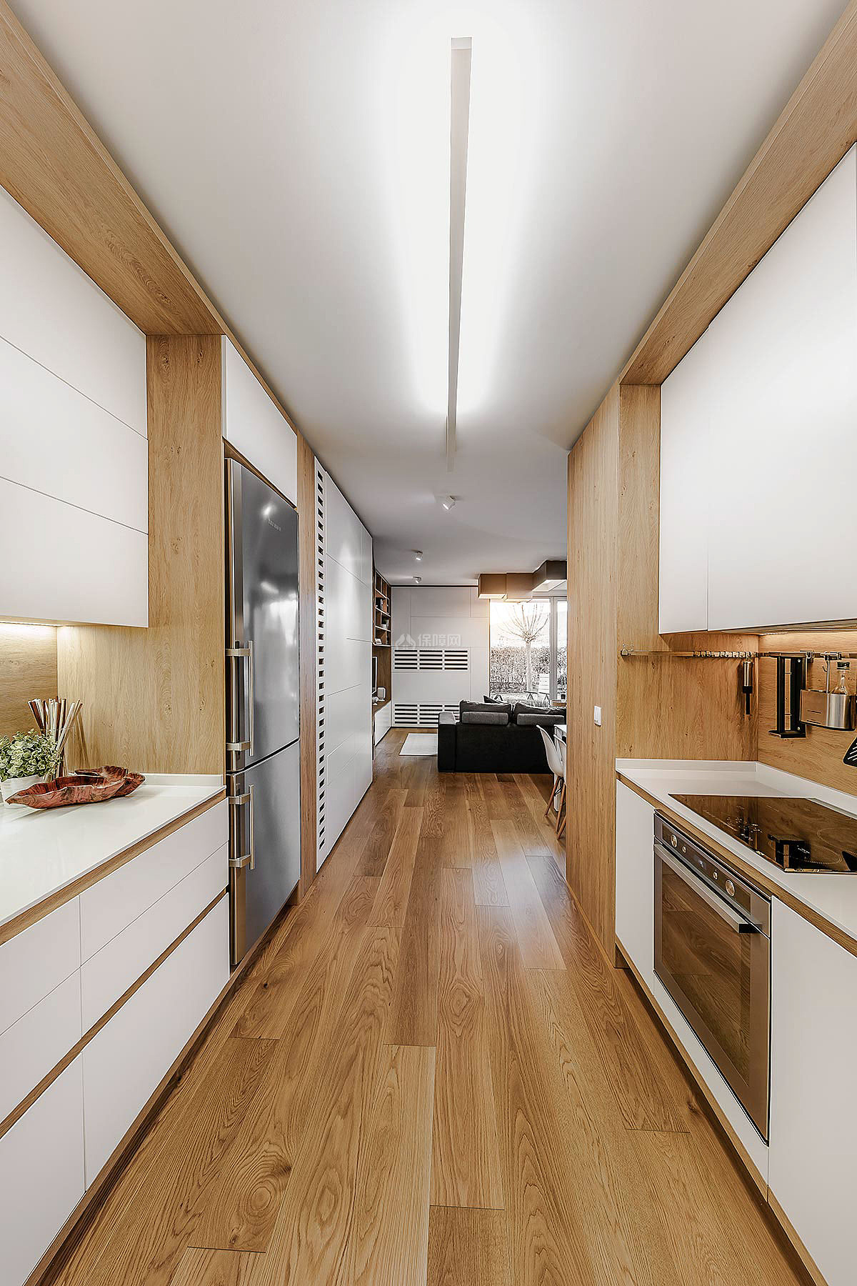 自然木元素家装厨房设计