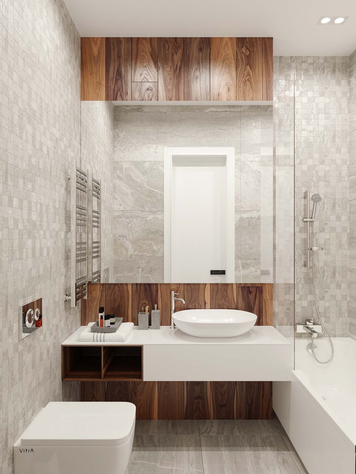 92平方米单身公寓卫生间浴室装修效果图_装信通网效果图