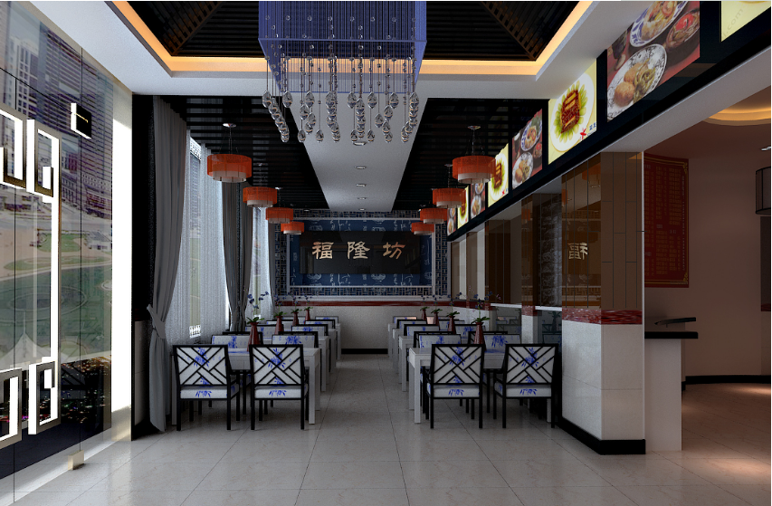 中小型饭店装修案例,中小型饭店装修技巧