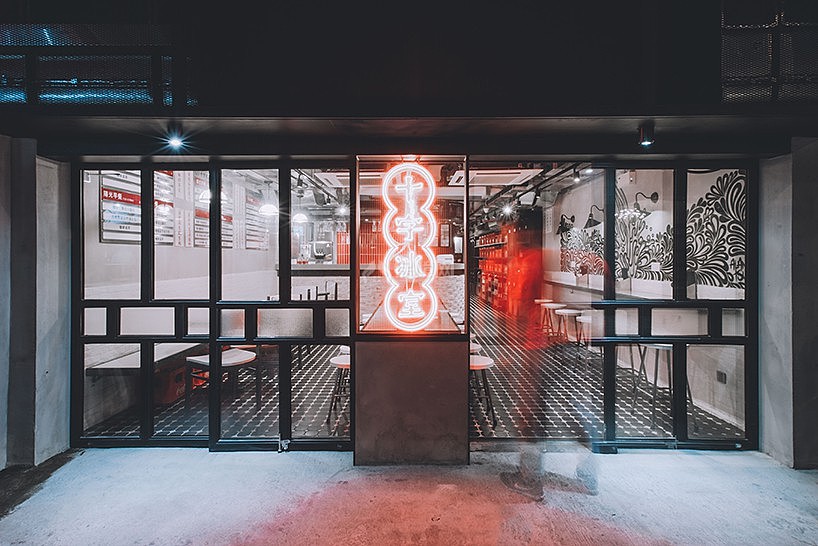 香港十字冰室餐厅设计效果图一