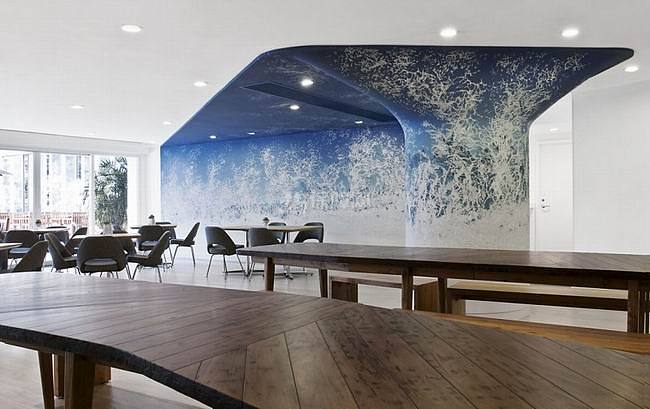 香港Breakers咖啡厅效果图之蓝色空间