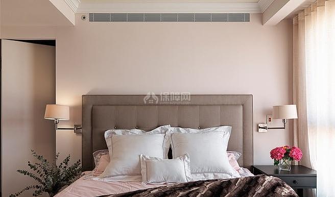 主卧室塑造出色调温婉、舒适高雅的卧眠氛围