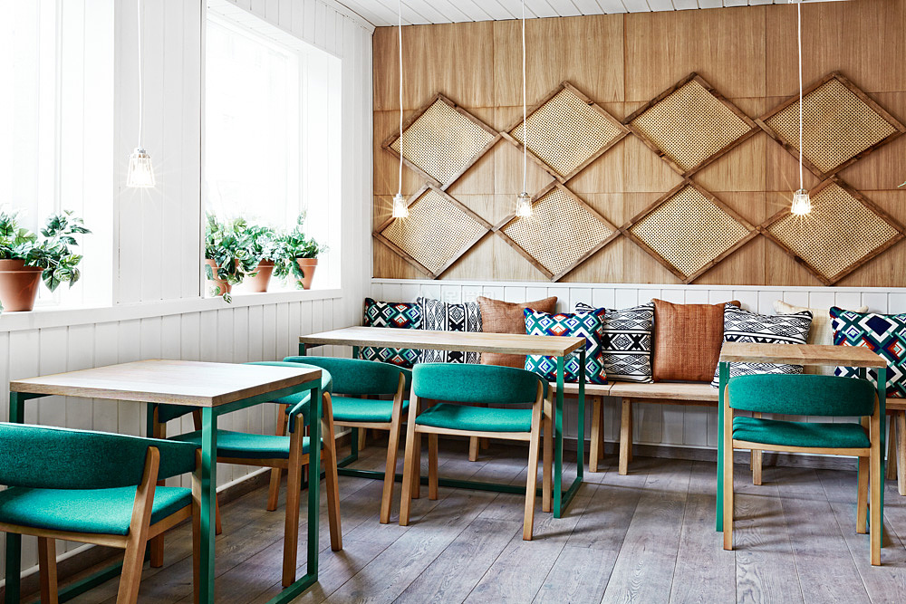 挪威田园风格餐厅装修效果图赏析