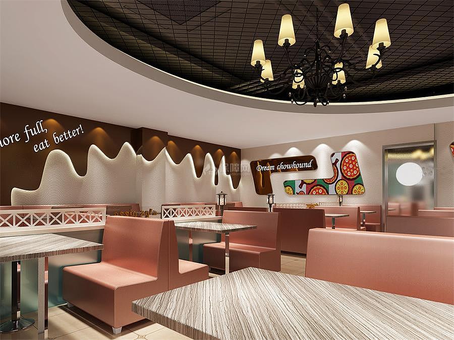 成都海鲜自助餐厅之用餐大厅装饰效果图
