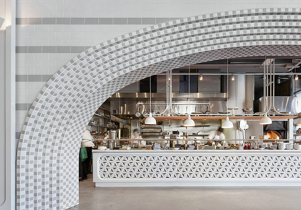 FIGO餐厅之开放式厨房装修设计效果图