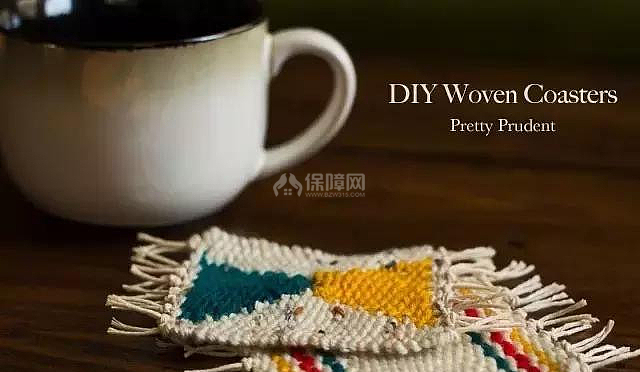 家居DIY：紙板棒針織杯墊的教程