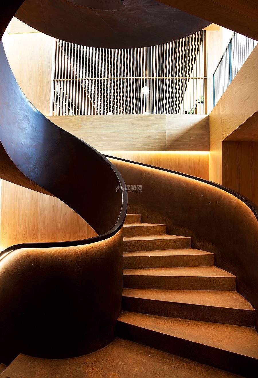 Akelarre Hotel酒店之环形楼梯设计效果图