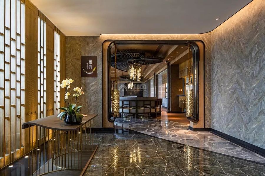 凤凰山悦椿酒店之泰式餐厅入口设计效果图