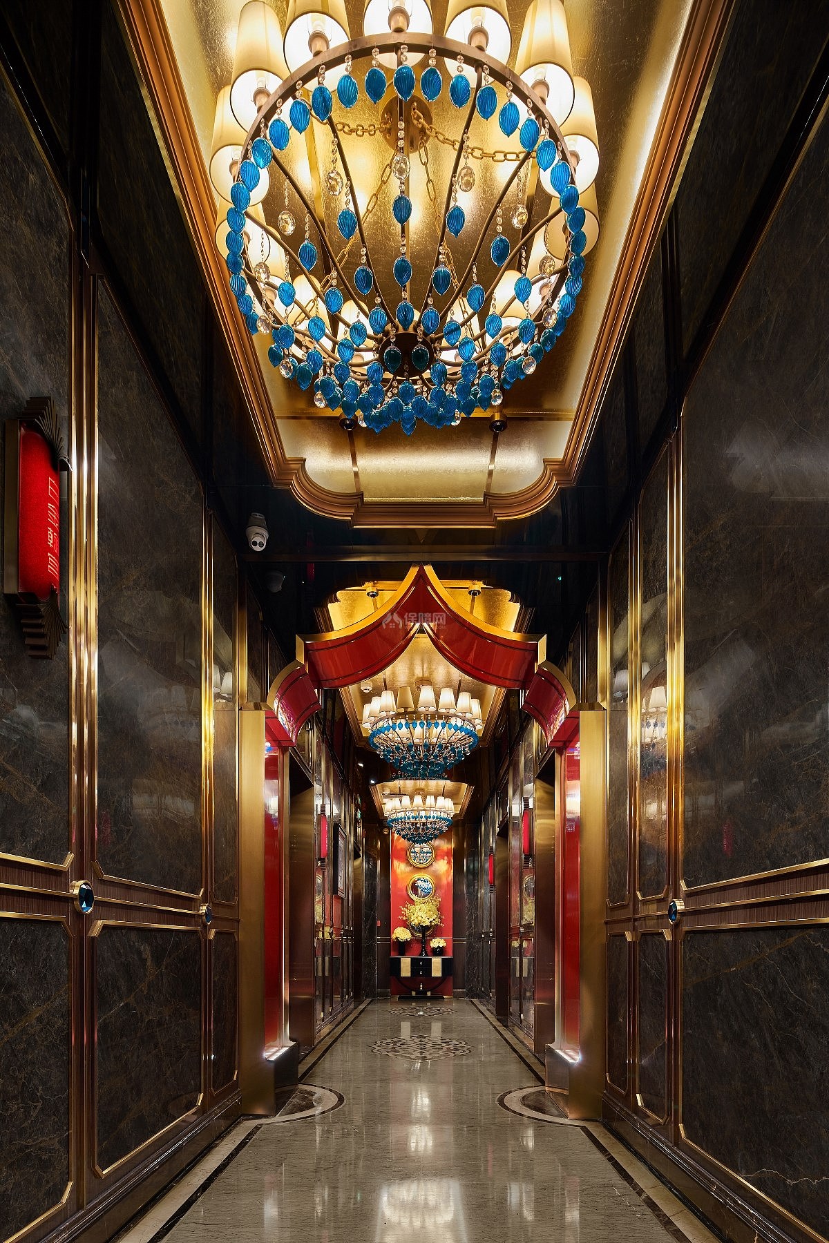 赤峰魅力皇爵国际会所之走廊吊顶装修效果图