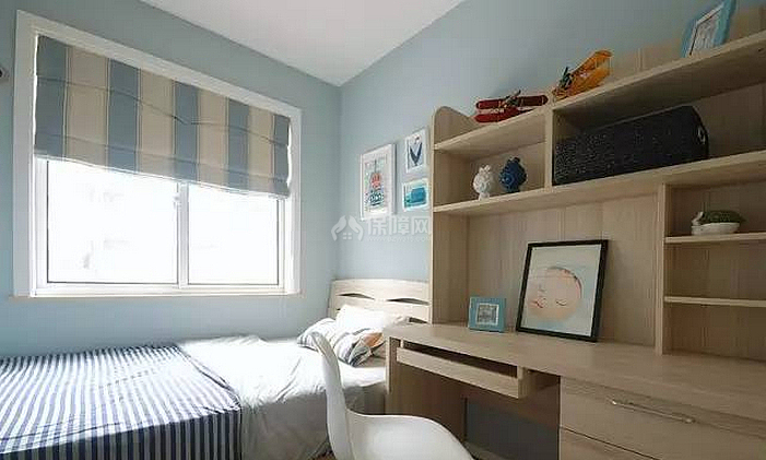 88平现代简约两居室之儿童房墙面装饰效果图