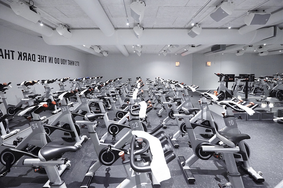 rocycle精品健身房之动感单车活动室布置效果图