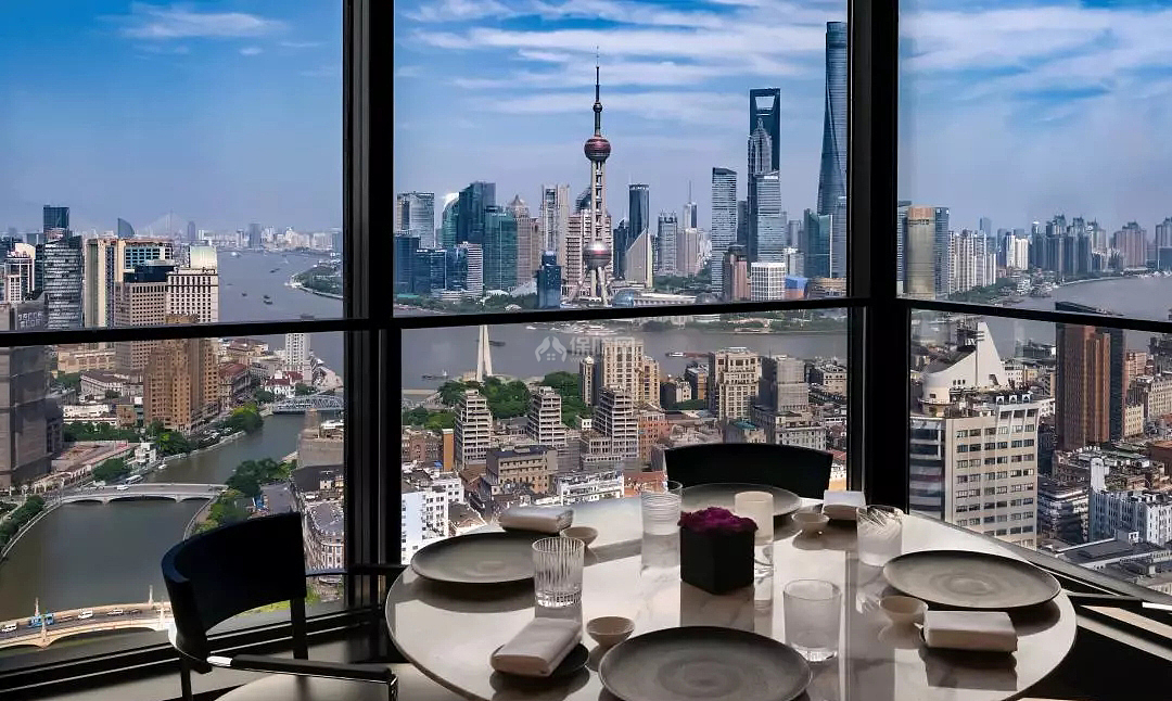 上海宝格丽酒店之房间外风景效果图
