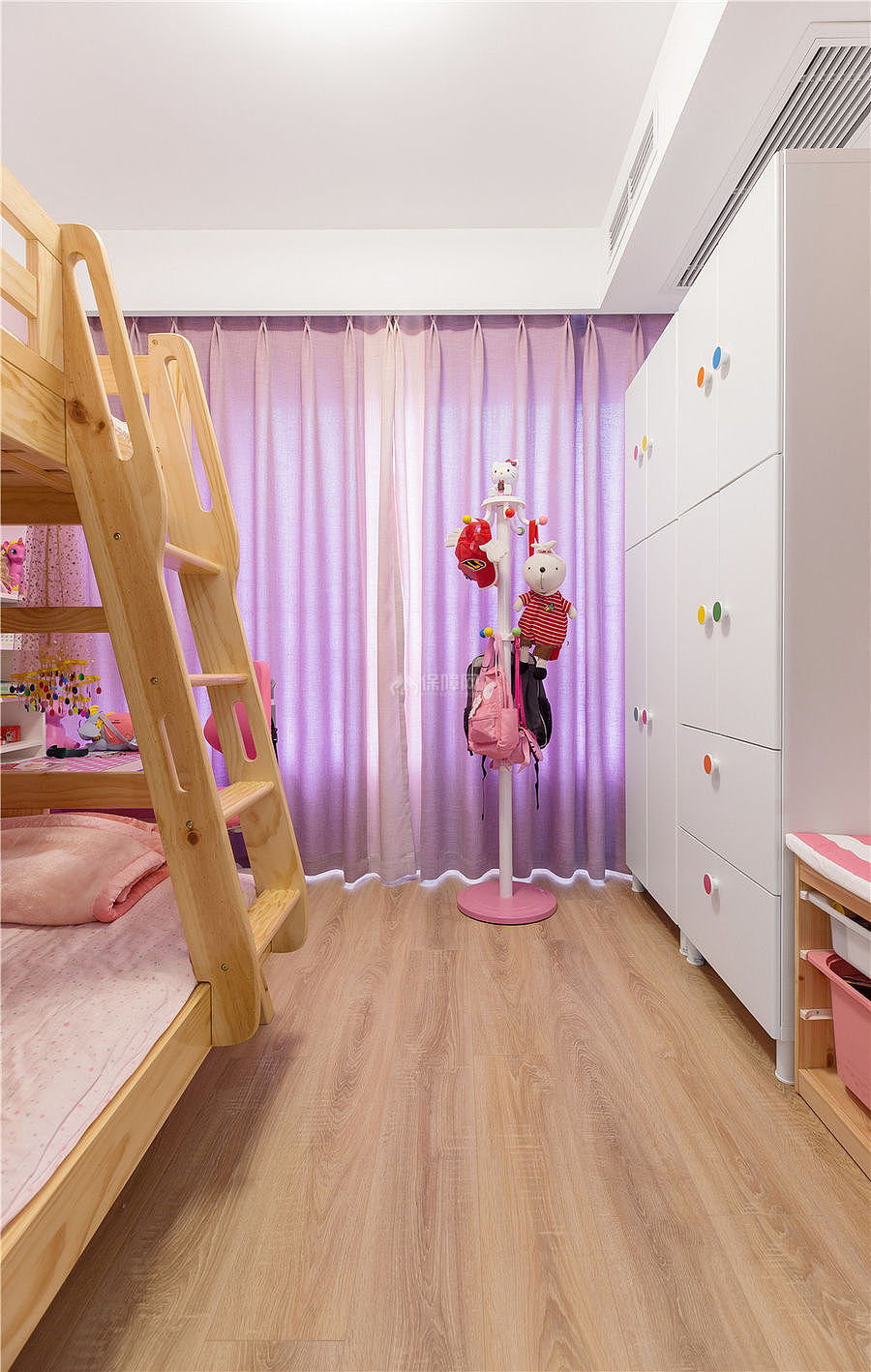 97㎡北欧现代三居之儿童房装修效果图