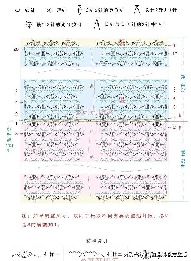 diy家居飾品 一塊小方巾鉤編出生活之美