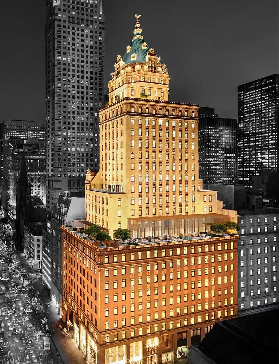 纽约安缦酒店之外观设计效果图