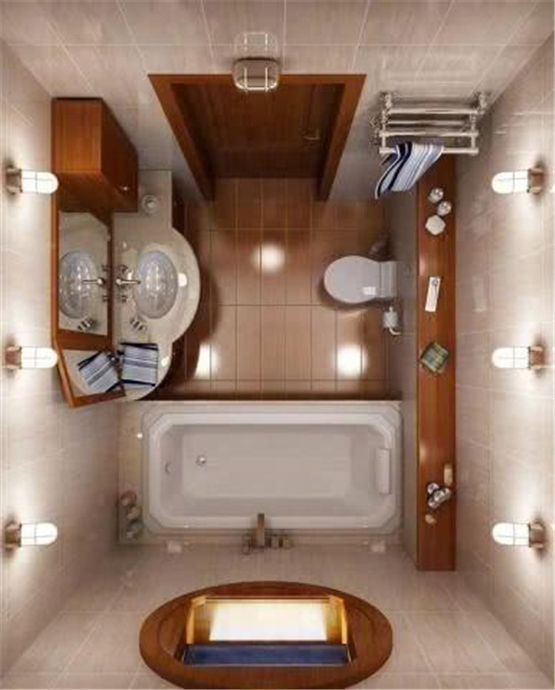 4平米小卫生间怎么装修 这样做淋浴房和浴缸都能安排上