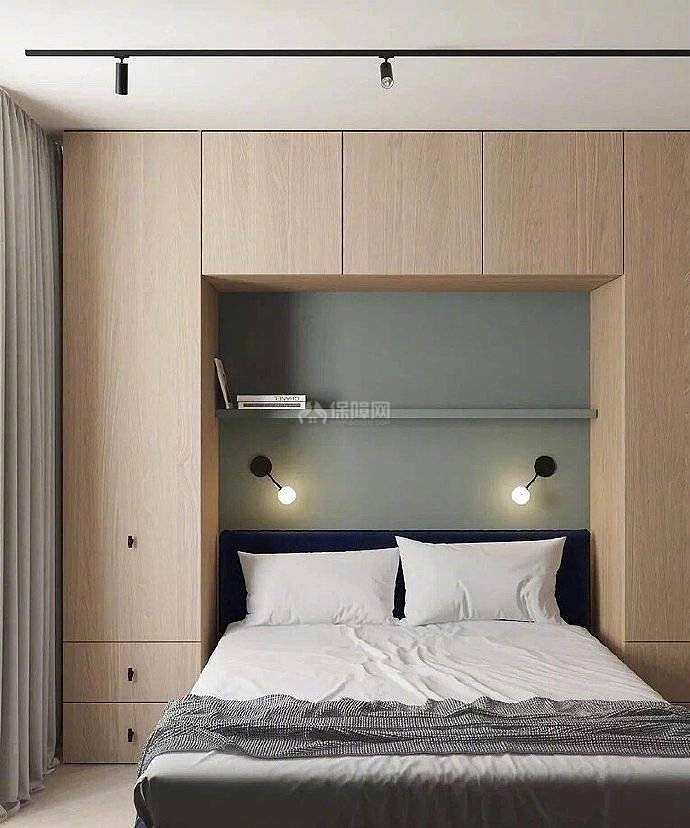 66㎡现代公寓之卧室装修效果图
