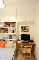 紧凑型3室1厅书房书桌设计效果图