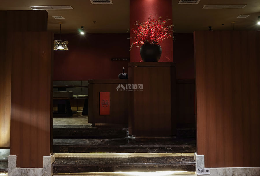 九门川菜府邸餐厅室内装修细节呈现
