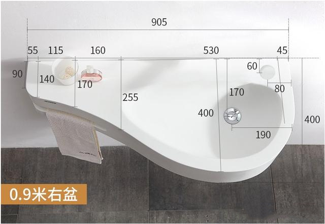 卫生间浴室柜大小选择 这5种可以解决墙面小于450mm的问题